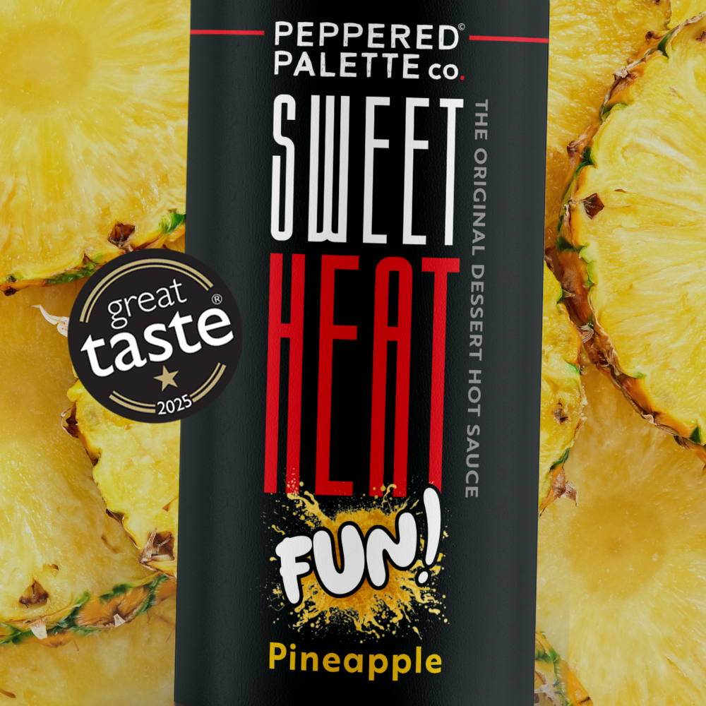 Pineapple Sweet Heat Fun! Hot Sauce, 150ml Glass Bottle