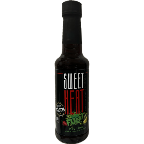 Key Lime with Carolina Reaper Sweet Heat Fun! Hot Sauce front panel