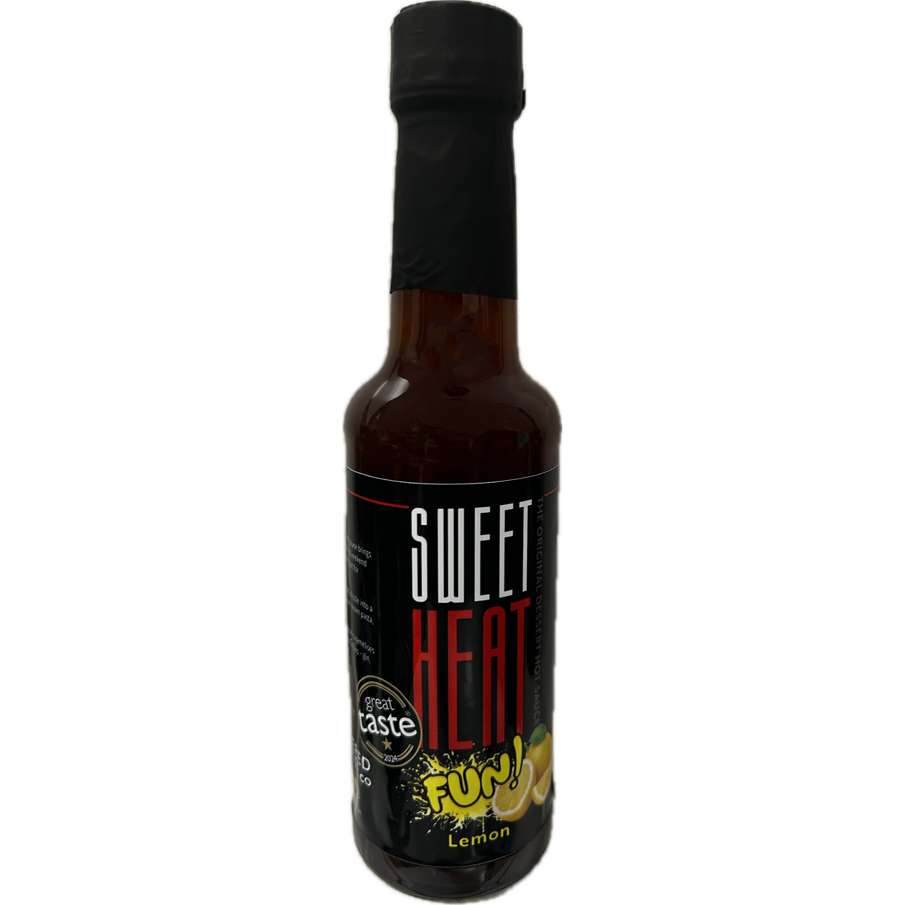 Lemon Sweet Heat Fun! Hot Sauce front panel