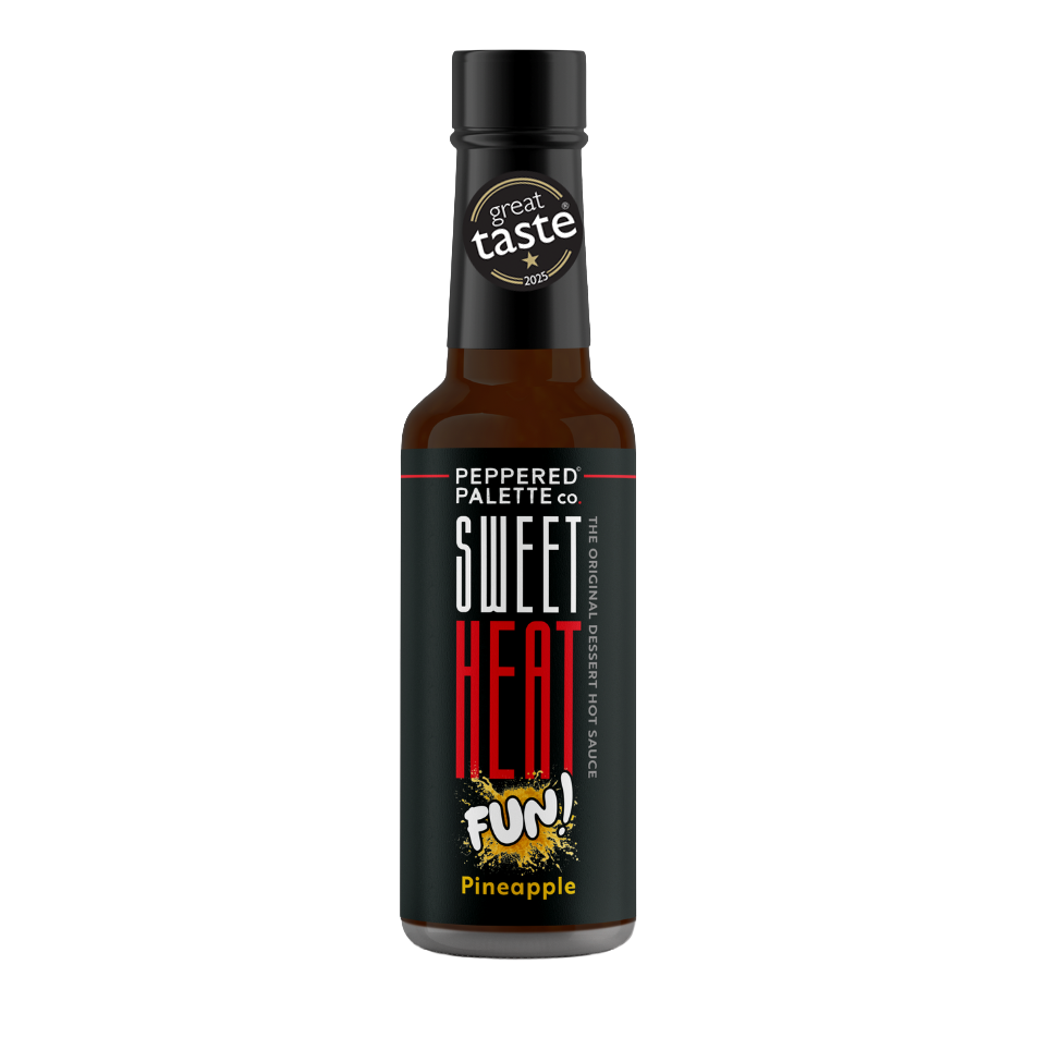 Pineapple Sweet Heat Fun Hot Sauce Glass Bottle