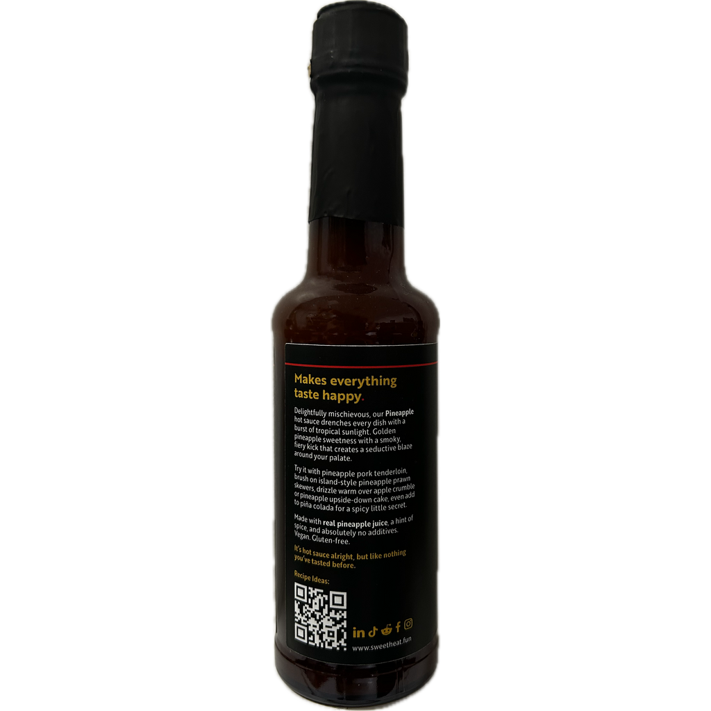 Pineapple Sweet Heat Fun! Hot Sauce left panel