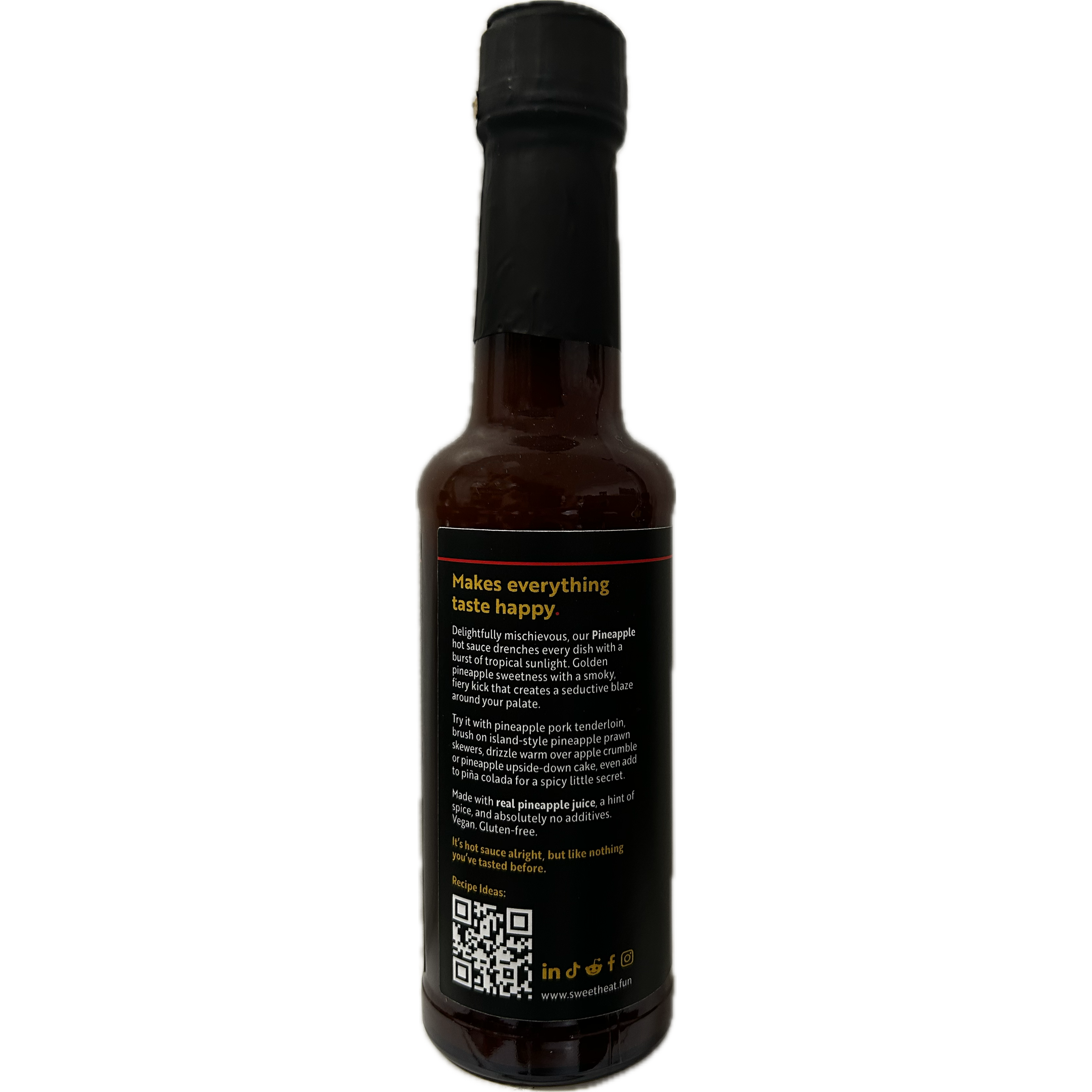 Pineapple Sweet Heat Fun! Hot Sauce left panel